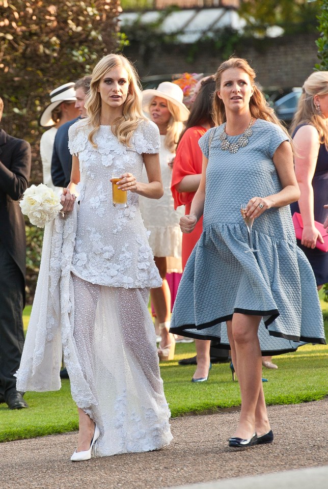 For her main wedding to James Cook, Poppy Delevingne wore a Chanel Couture gown