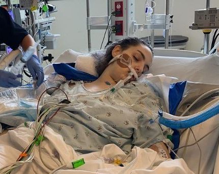  Simah was left fighting for her life after contracting a lung disease caused by vaping