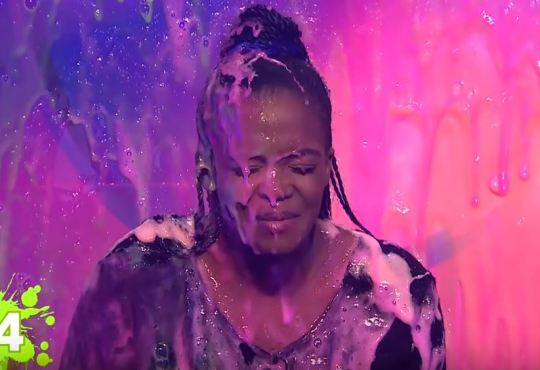  Celebrities are slimed on the CBBC show, with Strictly's Oti Mabuse one of those covered in gunge