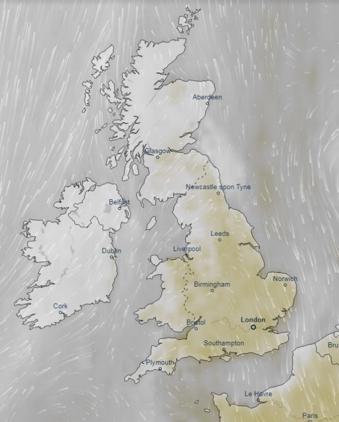  But before we see any rising mercury, the UK should brace to be battered by an offshoot of Hurricane Dorian