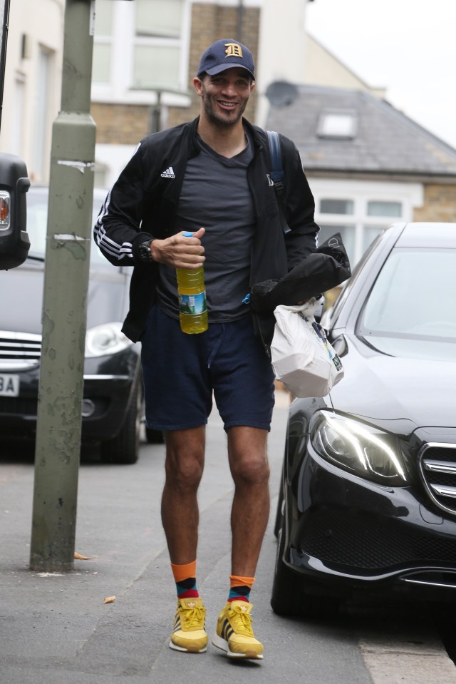 David James came prepared with bags of food and drink