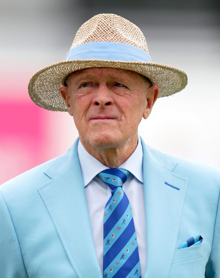  Sir Geoffrey Boycott, who has said he doesn't 'give a toss' about backlash to his knighthood