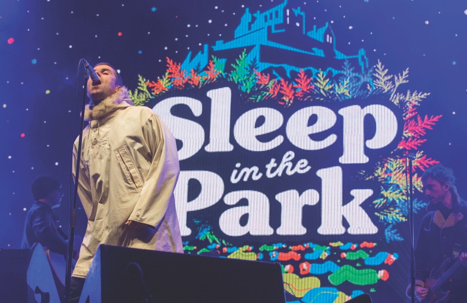  Liam Gallagher performed at the 2017 sleep out which raised £3.9m for the homeless