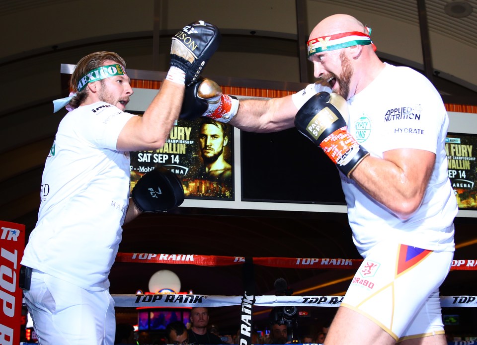 Tyson Fury will go head to head with Otto Wallin on Saturday