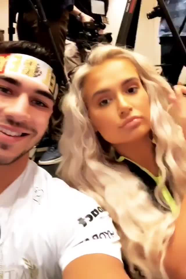 Tommy Fury was joined by his girlfriend Molly-Mae Hague for the press conference