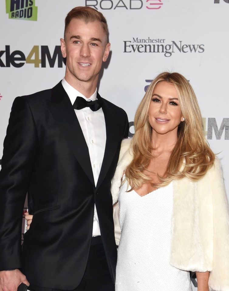  Joe Hart's wife Kim looks like she's made of wax