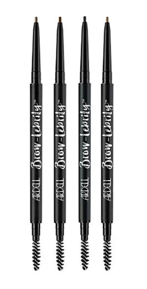  For an ultra-fine sculpting pencil (and the added bonus of a brush) opt for an Ardell Brow-Lebrity Micro Pencil