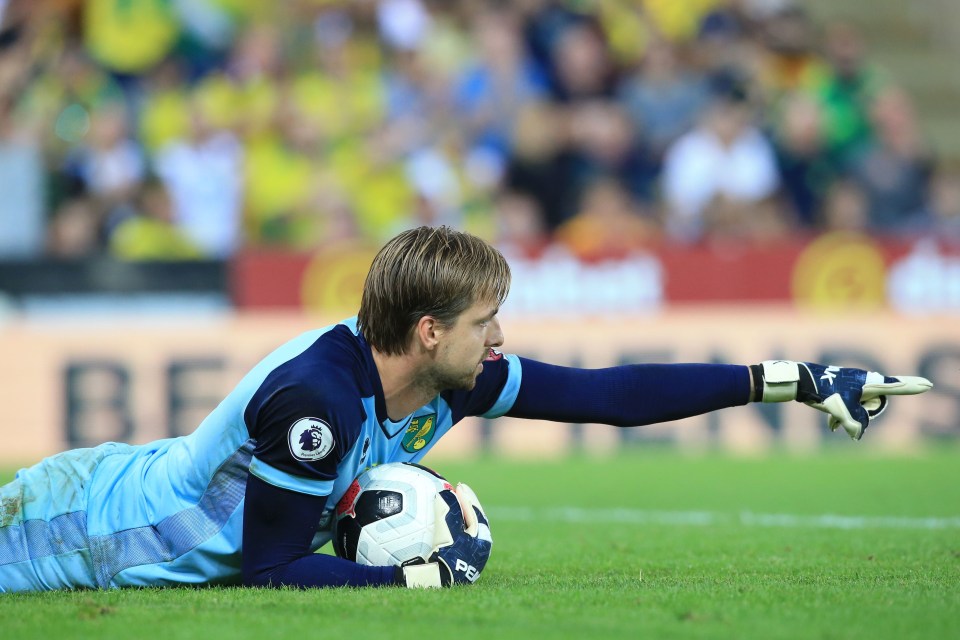 Tim Krul has been kept busy since his return to the Premier League with Norwich facing 93 shots already this term