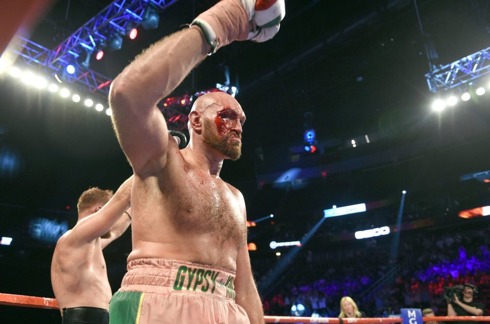  Fury managed to come through the 12 rounds to beat Wallin on points