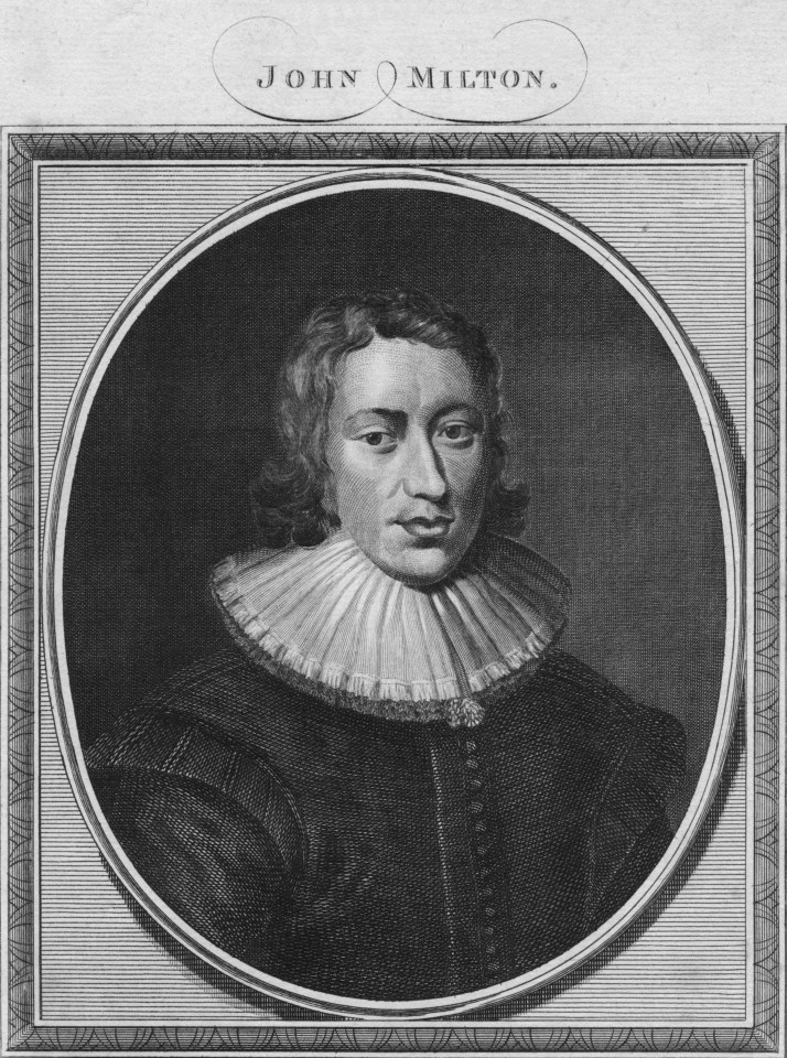  English poet John Milton was born in London in 1608