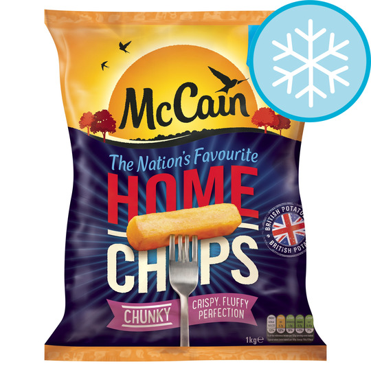  You can now enjoy 50 per cent discount on your McCain Extra-Chunky Home Chips at Tesco