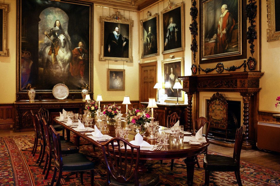  A lucky couple will get to enjoy dinner in the dining room