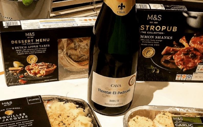  Grab a full meal for two from M&S for only £12