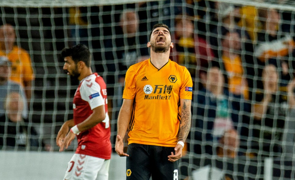  Ruben Neves came close with his injury-time strike but it was not good enough for an equaliser