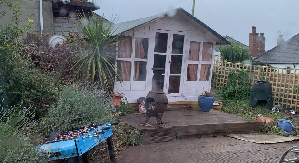  Louise was bitten by a thumbnail-sized spider while clearing out her summerhouse