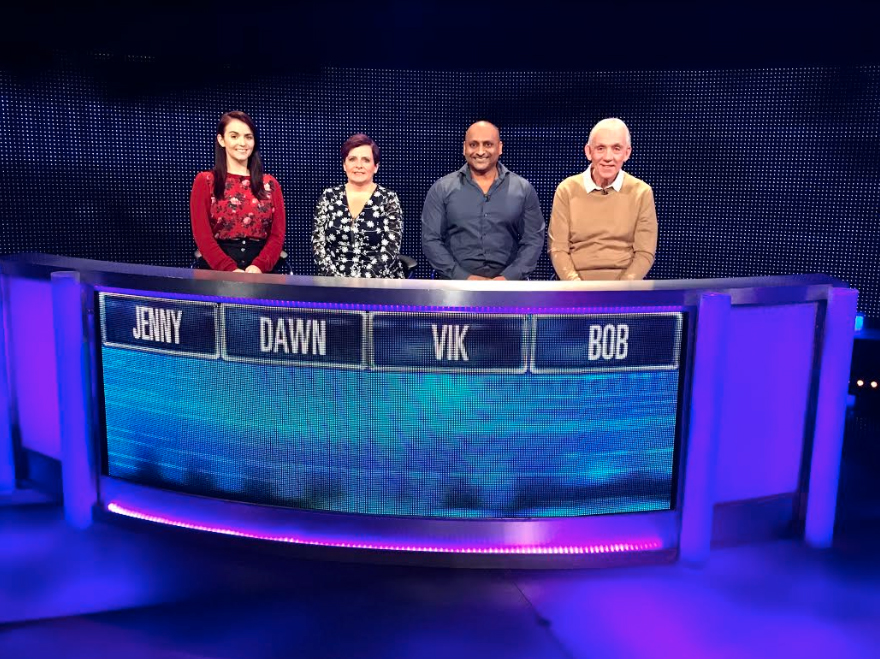  The makers of The Chase have done it again as they lined up contestants Dawn and Jenny next to Vik and Bob for tomorrow’s show