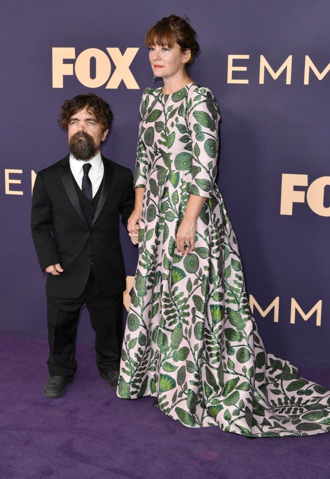  Peter Dinklage arrived with his wife Erica Schmidt