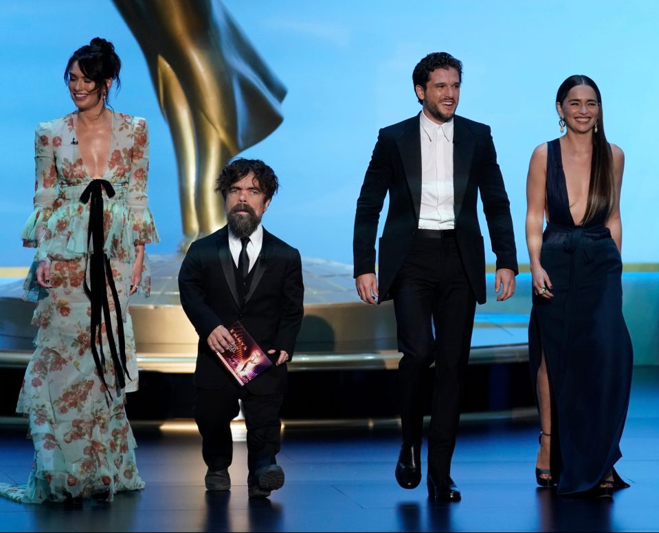  Isaac's co-stars got to take a bow on the Emmys stage