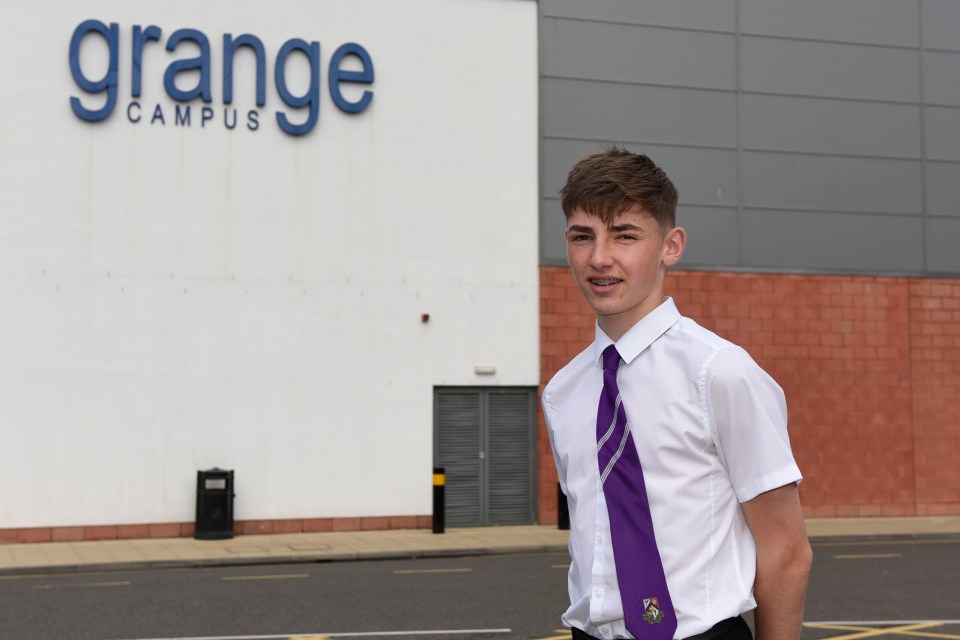  Billy Gilmour left Grange Academy two years ago but often goes back to see his teachers, pick up his brother and train