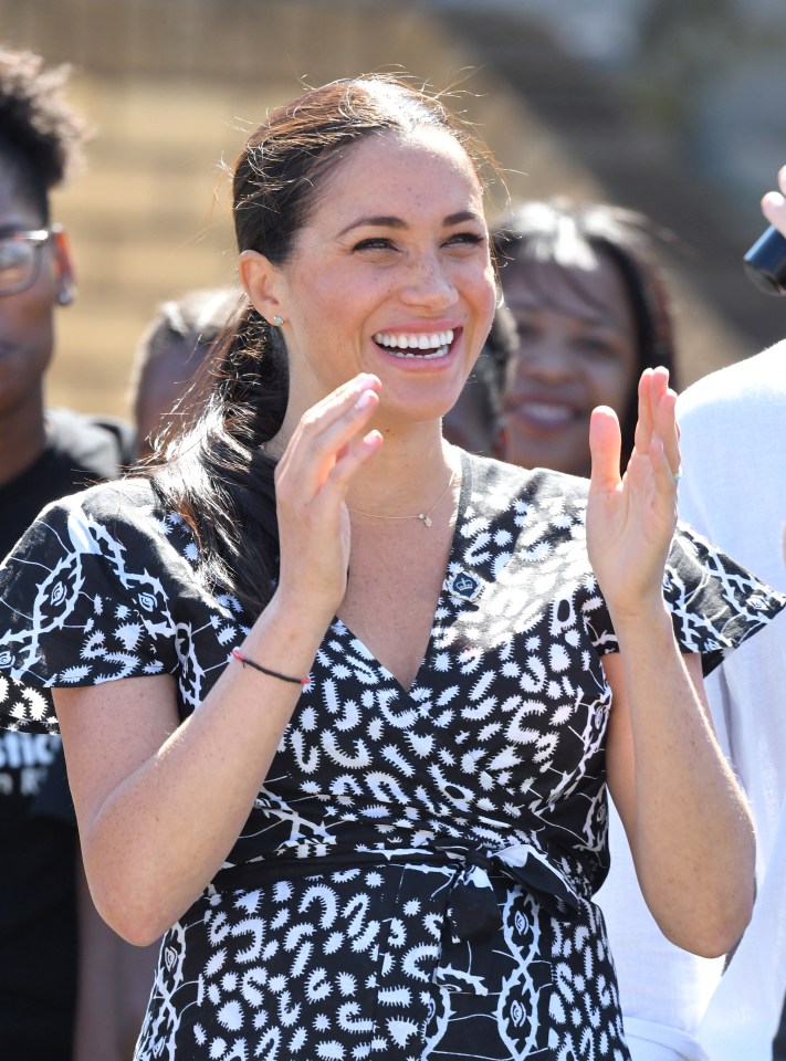  Meghan Markle wore a £450 'evil eye' necklace on her royal tour in South Africa this week