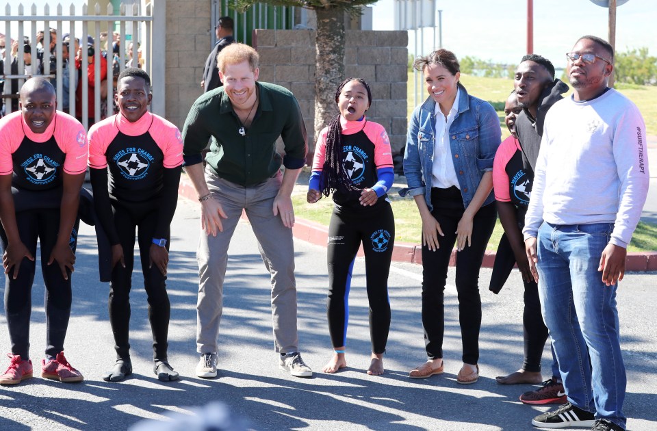  Prince Harry and Meghan Markle made sure to get involved in the activities for today