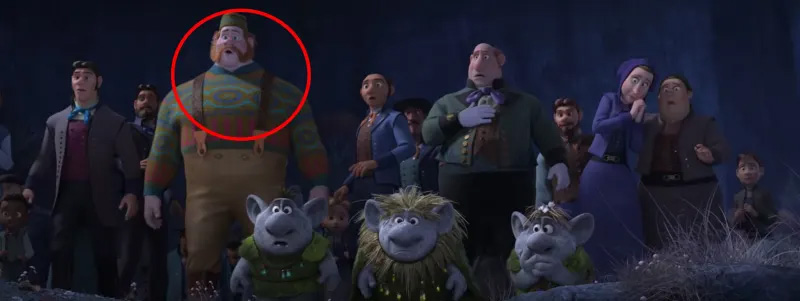  This is Oaken, the owner of the trading post where Anna met Kristoff