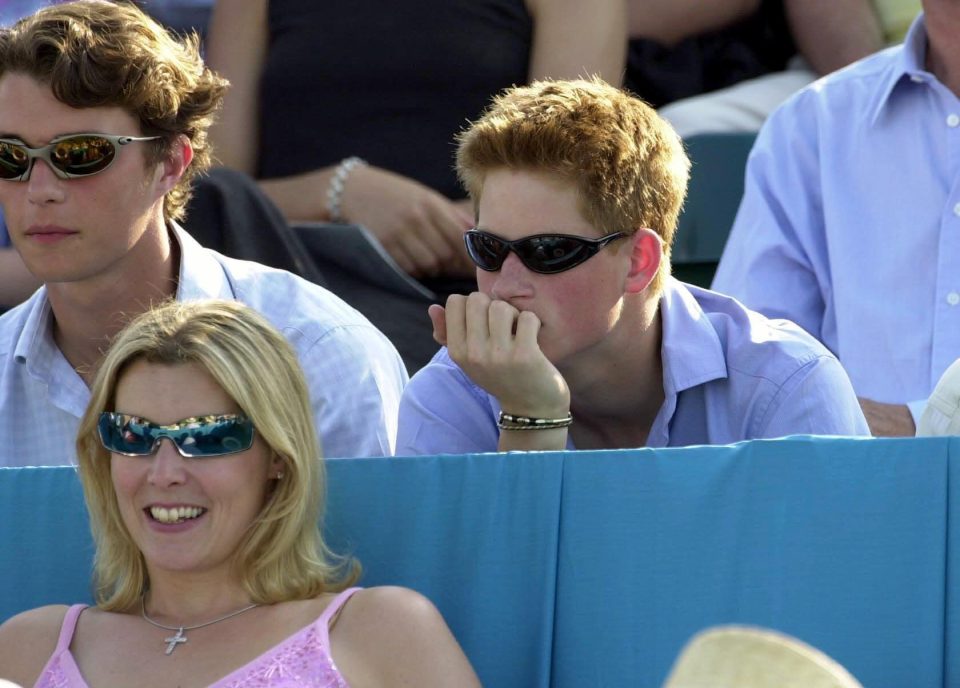  Prince Harry, seen watching polo, is a nail-biter