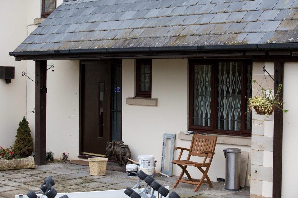  The house owned by Andrew David Bush in Pwllmeyric, near Chepstow