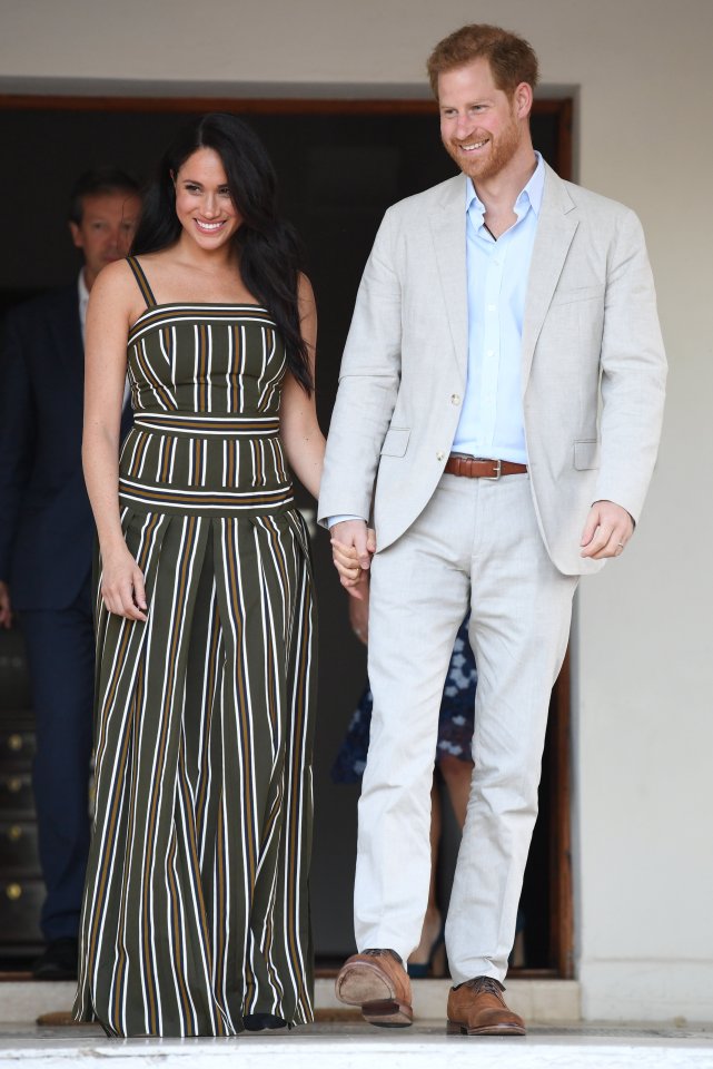  Harry and Meghan arriving at residence of the British High Commissioner