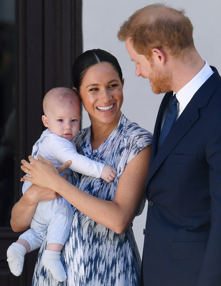  Harry is currently on a ten-day tour of Africa with wife Meghan Markle, 38, and four-month-old Archie