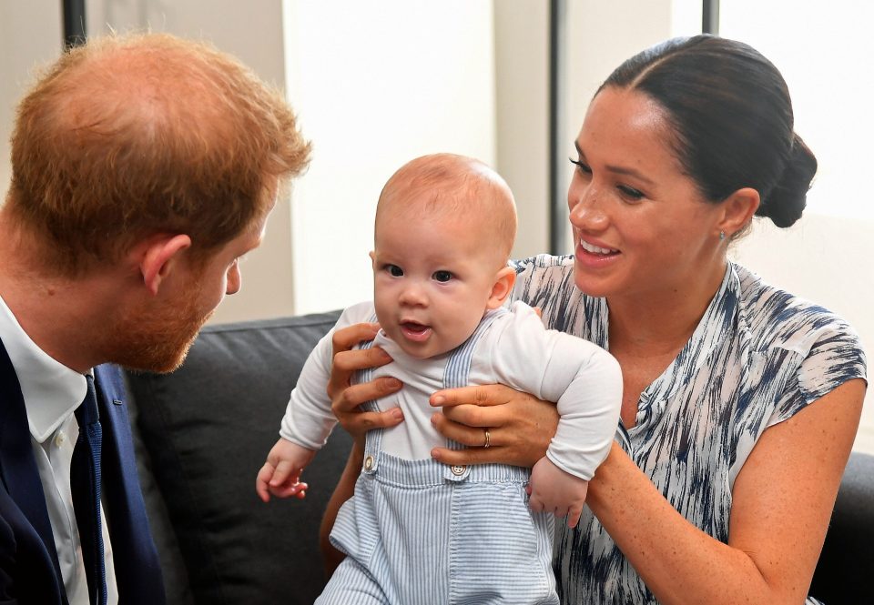  Baby Archie stole the show as the royals met with Archbishop Desmond Tutu