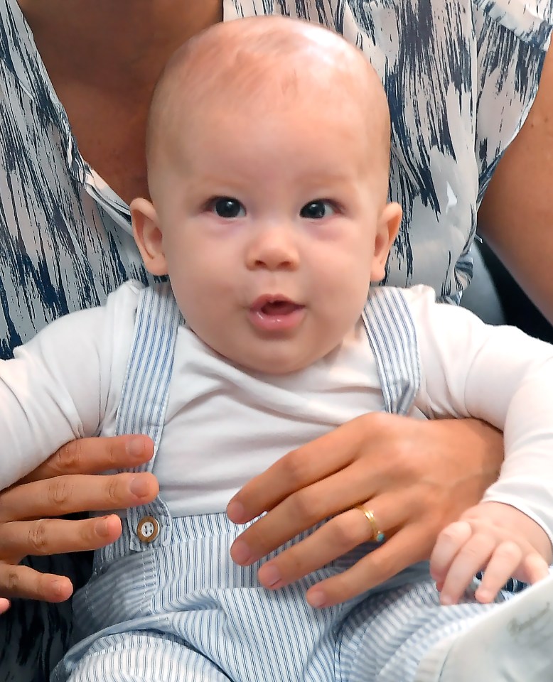  Meghan has allowed baby Archie to be photographed candidly for the first time on the trip