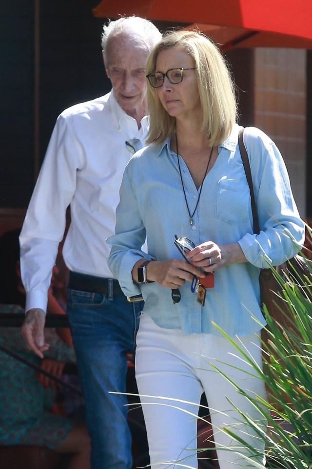 The 56-year-old and physician dad Lee N. Kudrow were spotted heading to Nate & Al's deli