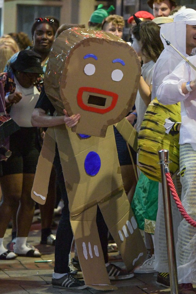  This life-size Gingerbread Man might be avoiding the Muffin Man