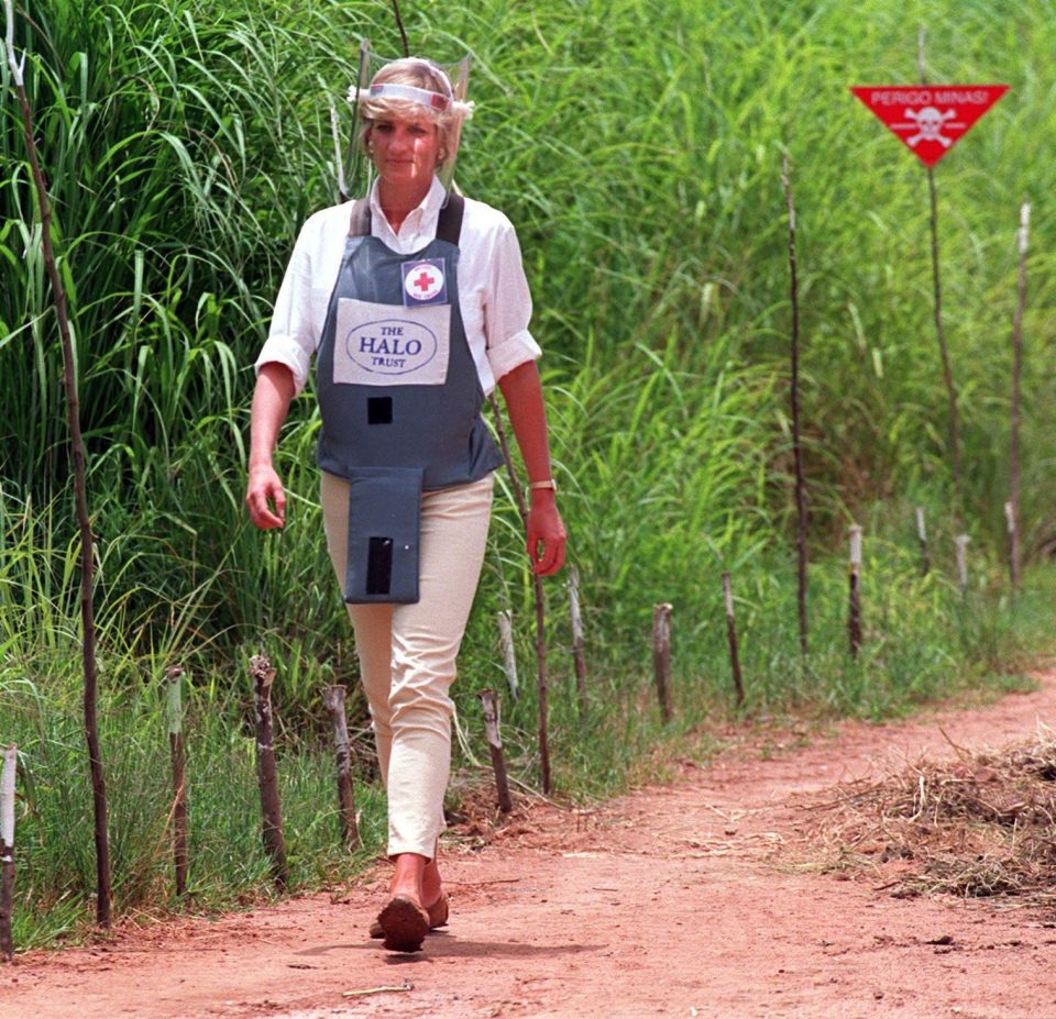  Princess Diana made headlines when she visited the minefield in 1997