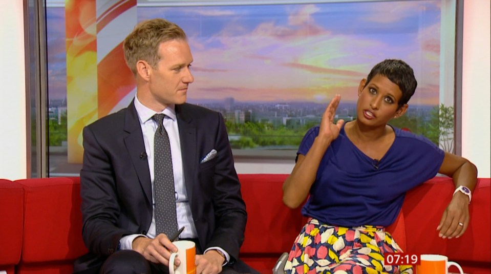  Naga Munchetty told BBC Breakfast co-host, Dan Walker, that she thought Trump's comments are 'embedded with racism.'