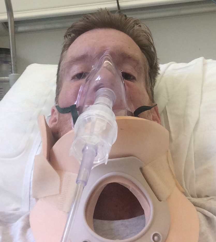  Paul Cartwright has woken up from a coma suffering horrific injuries