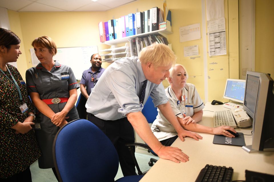  The PM continued to get ready to fight an election with his NHS pledge