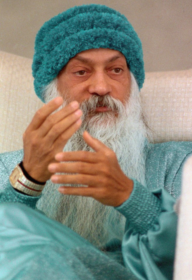 Bhagwan, the cults wealthy leader, had 93 Rolls-Royces and a 64,000-acre ranch