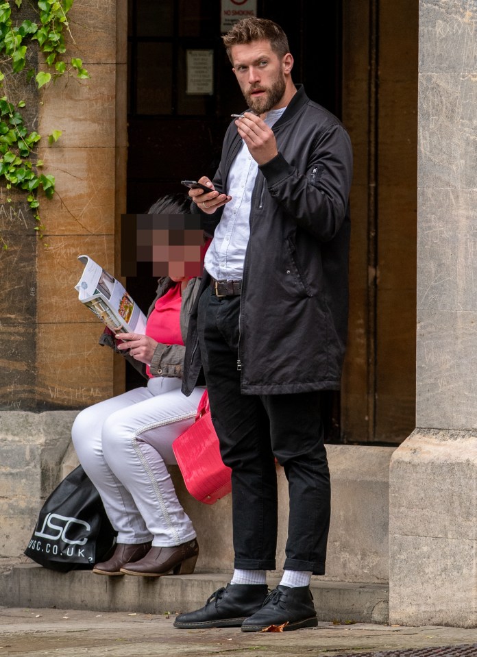  X Factor star Matt Linnen outside Lincoln Crown Court where he was convicted of dangerous driving