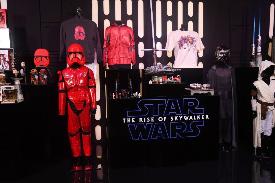  Star Wars products on display at today's event at Pinewood Studios