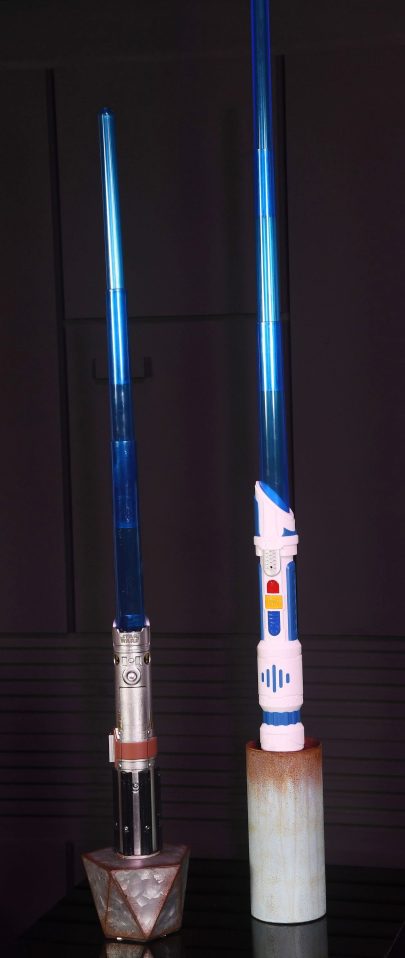  The Scream Saber is a replica light saber with customisable sound effects