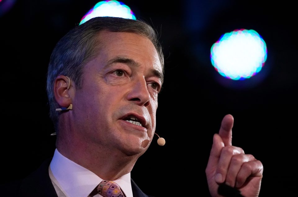  Brexit Party leader Nigel Farage said he could 'swing' the vote