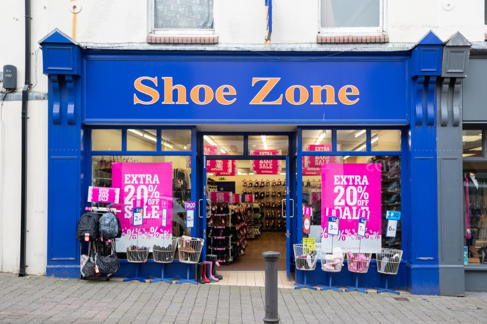 Shoe Zone compiled its footsie index after analysing sales data at 500 stores across Britain