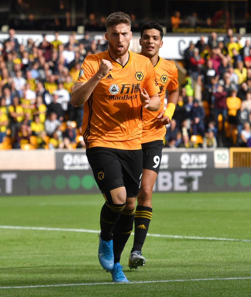  Matt Doherty was the star of the show for Wolves in the first-half