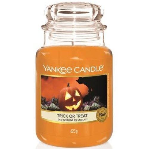  This candle is the perfect colour for Halloween