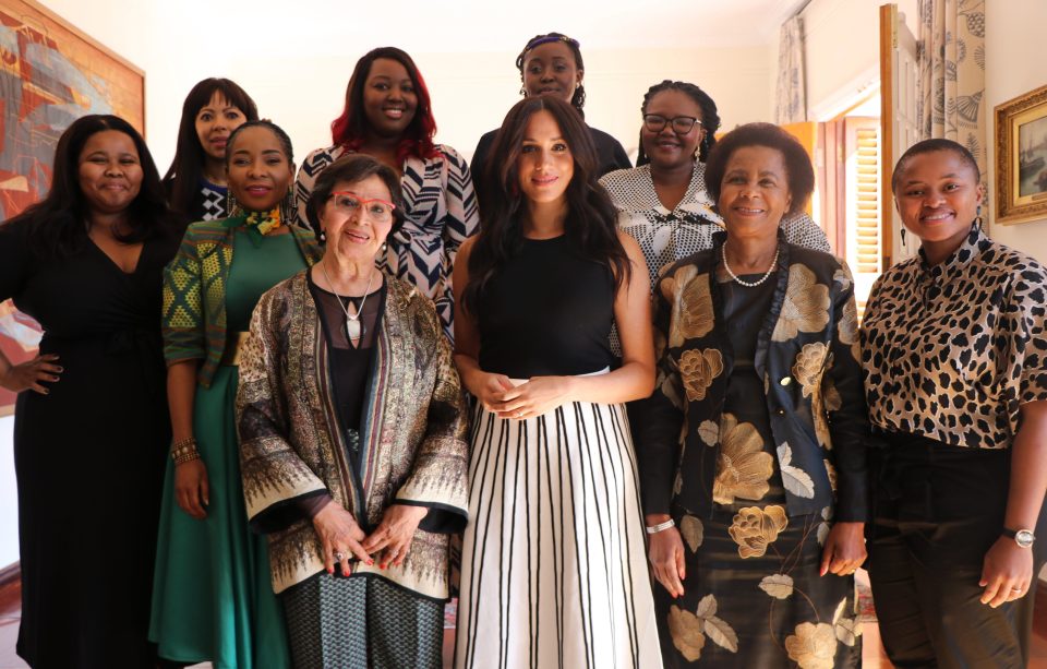  Meghan met with a group of female leaders in Cape Town