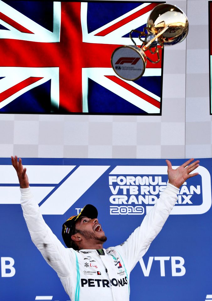  Lewis Hamilton won the Russian GP after fighting back and capitalising on Ferrari's mistakes