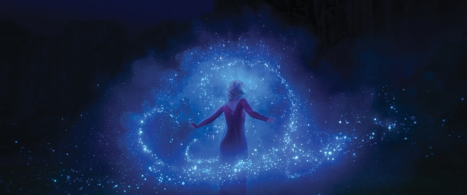  Diamonds appear after Elsa, who is now the Queen, is drawn by a voice tempting her on an 'adventure' and she sings Into the Unknown