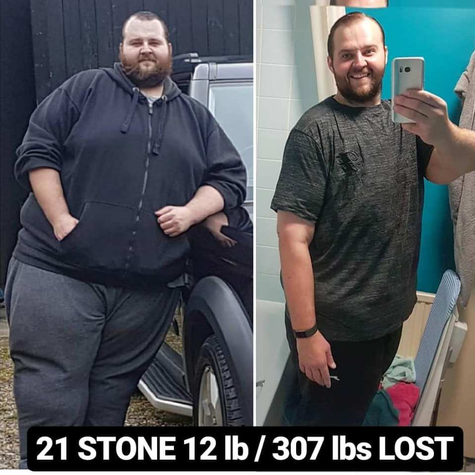  Tyrone records his weight loss journey on Instagram, keeping his followers up to date with his progress